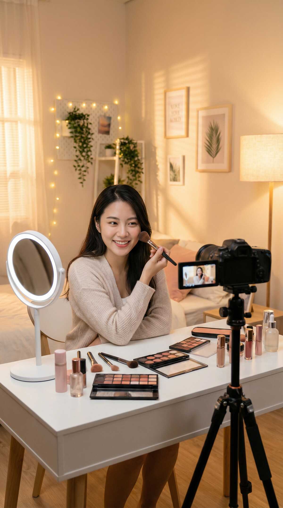 国产自拍美妆视频